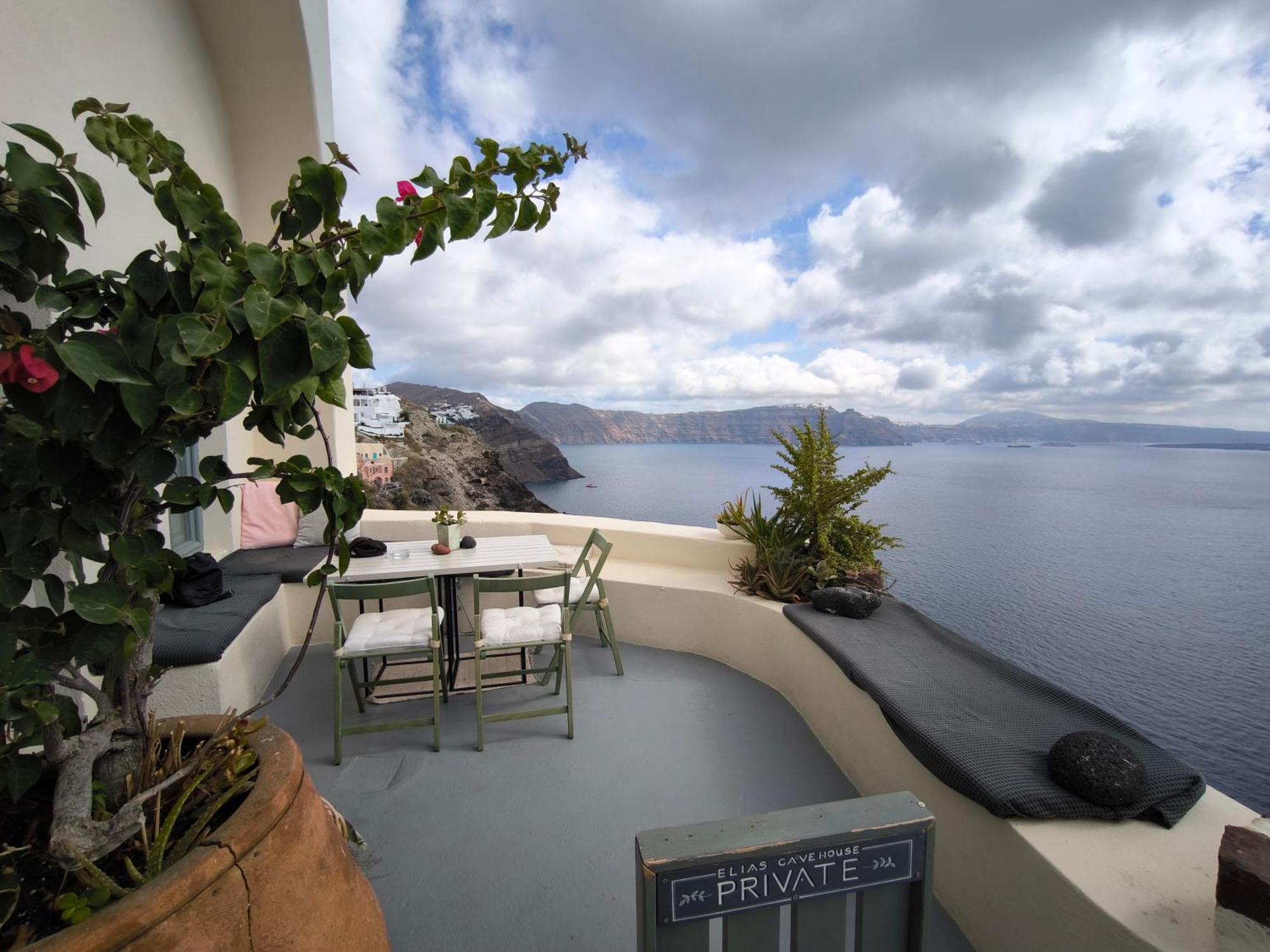 Elias Cave House 270O Caldera View Oia Oía Exterior foto